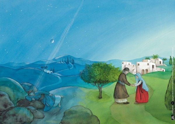 Produktbild: Die Weihnachtserz&auml;hlung. Kamishibai Bildkartenset.