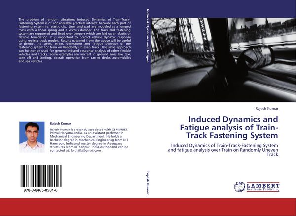 Produktbild: Induced Dynamics and Fatigue analysis of Train-Track Fastening System
