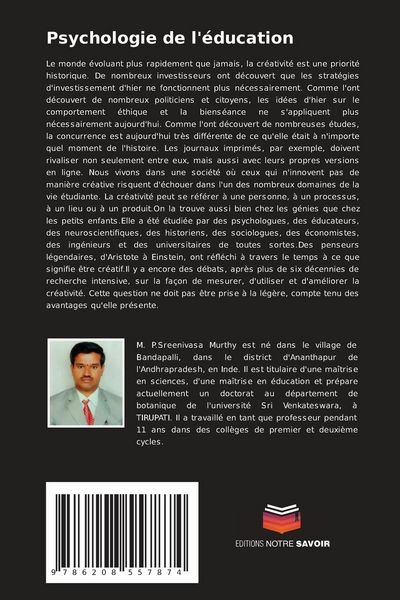 Produktbild: Psychologie de l'&eacute;ducation