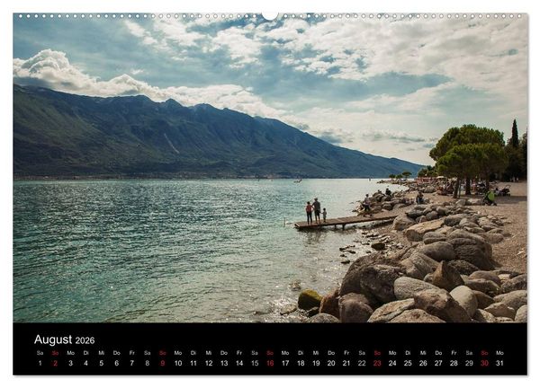 Produktbild: Die sch&ouml;nste Seite am Gardasee (Wandkalender 2026 DIN A2 quer), CALVENDO Monatskalender