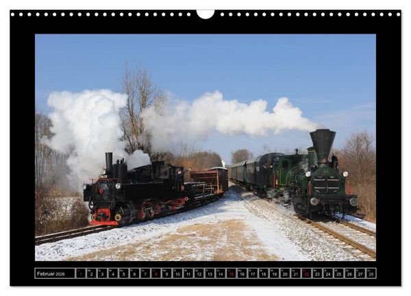 Produktbild: Eisenbahndampfromantik (Wandkalender 2026 DIN A3 quer), CALVENDO Monatskalender