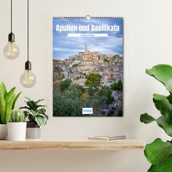 Produktbild: Apulien und Basilikata - Italiens S&uuml;den (Wandkalender 2026 DIN A3 hoch), CALVENDO Monatskalender