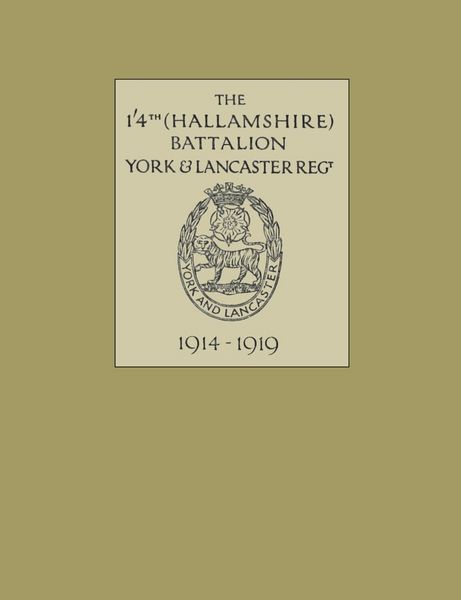 Produktbild: 1/4th (hallamshire) Battalion, York and Lancaster Regiment1914 - 1919