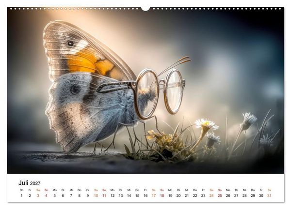 Produktbild: Brillen Bande (hochwertiger Premium Wandkalender 2027 DIN A2 quer), Kunstdruck in Hochglanz