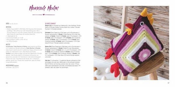 Produktbild: Woolly Hugs Lustige Tierkissen h&auml;keln