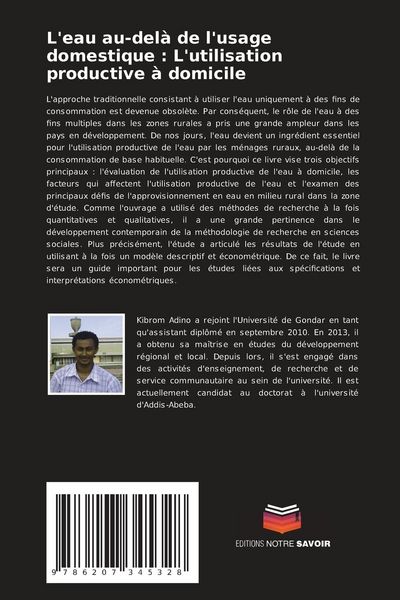 Produktbild: L'eau au-del&agrave; de l'usage domestique : L'utilisation productive &agrave; domicile