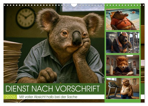 Produktbild: Dienst nach Vorschrift (Wandkalender 2026 DIN A3 quer), CALVENDO Monatskalender