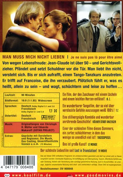 Produktbild: Man muss mich nicht lieben