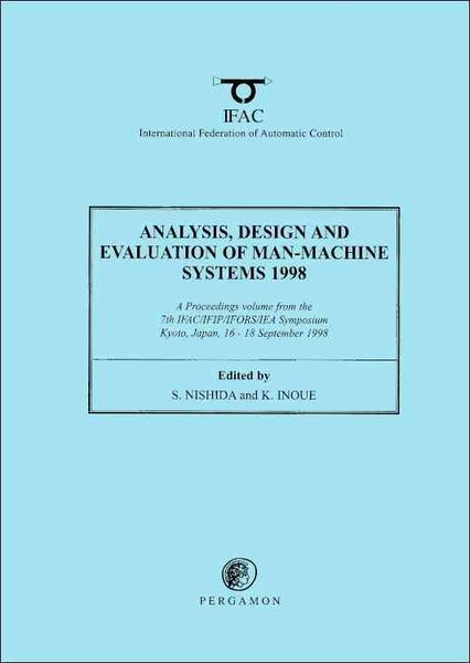 Produktbild: Analysis, Design and Evaluation of Man-Machine Systems 1998