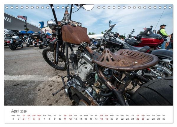 Produktbild: Sturgis - The most famous motorcycle rally in the world (Wall Calendar 2026 DIN A4 landscape), CALVENDO 12 Month Wall Calendar
