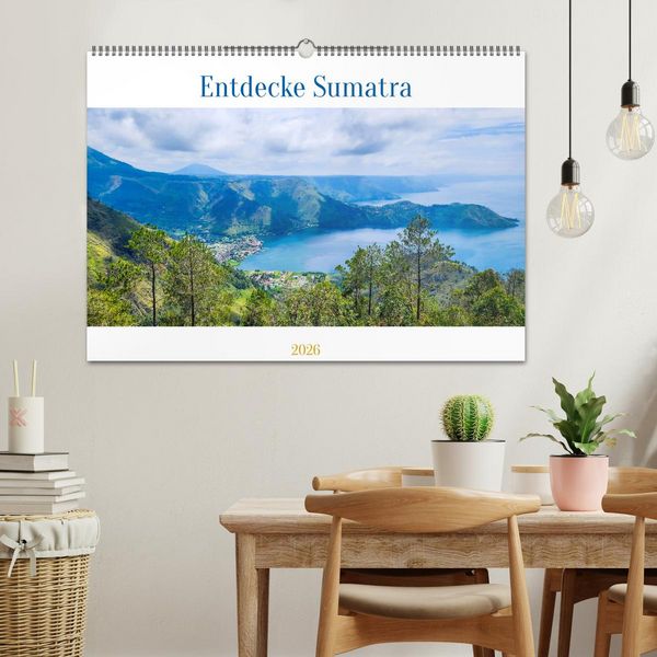 Produktbild: Entdecke Sumatra (Wandkalender 2026 DIN A2 quer), CALVENDO Monatskalender