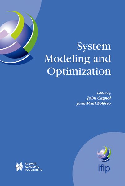 Produktbild: System Modeling and Optimization
