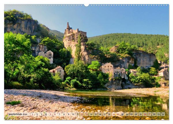 Produktbild: Les C&eacute;vennes typiques (Calendrier mural 2026 DIN A2 vertical) calendrier de bureau