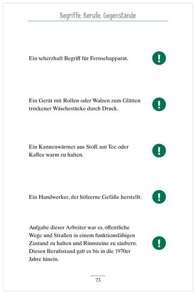 Produktbild: Fast vergessene Begriffe. Das Ged&auml;chtnistraining-Quiz f&uuml;r Senioren. Ideal als Besch&auml;ftigung, Ged&auml;chtnistraining, Aktivierung bei Demenz.