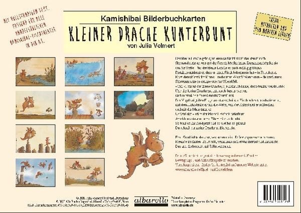Kamishibai Bilderbuchkarten 'Kleiner Drache Kunterbunt'