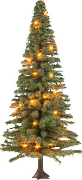 Noch - Beleuchteter Weihnachtsbaum 12 cm