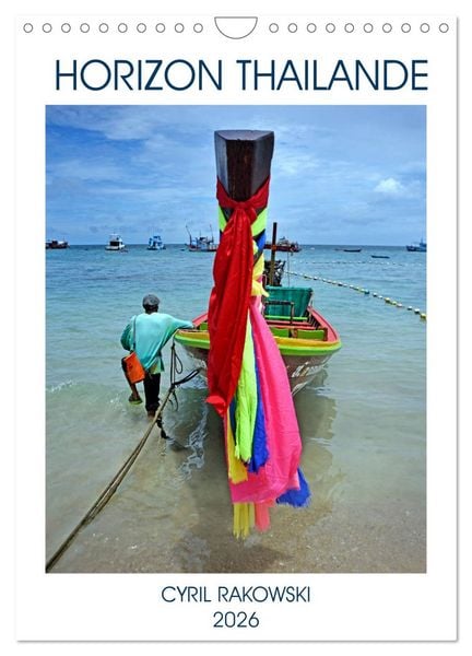Produktbild: HORIZON THAILANDE (Calendrier mural 2026 DIN A4 horizontal), CALVENDO calendrier mensuel