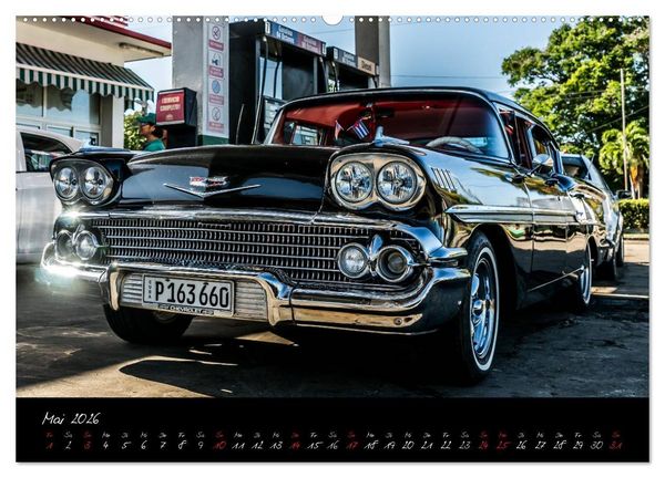 Produktbild: Kubas Klassische Automobile 2026 (Wandkalender 2026 DIN A2 quer), CALVENDO Monatskalender