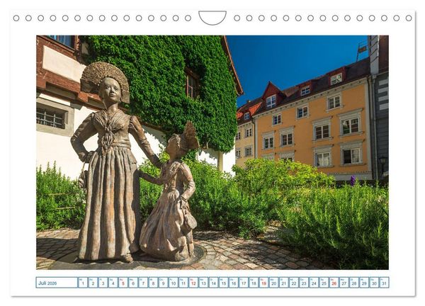 Produktbild: &Uuml;berlingen am sch&ouml;nen Bodensee (Wandkalender 2026 DIN A4 quer), CALVENDO Monatskalender