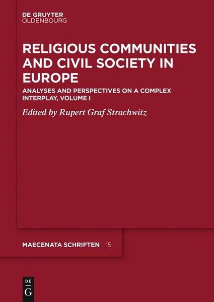Produktbild: Religious Communities and Civil Society in Europe