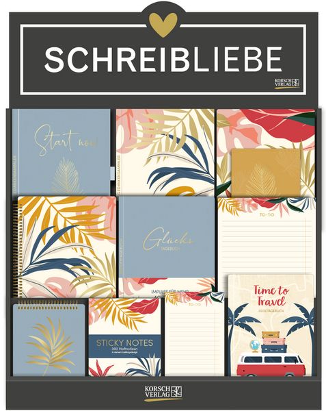 Produktbild: Notizbuch Soft Touch Blue, vegan
