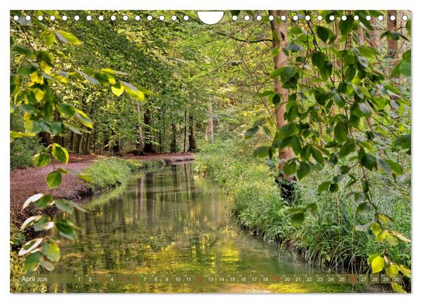 Produktbild: Augsburg - Stadt des Wassers zwischen Lech und Wertach (Wandkalender 2026 DIN A4 quer), CALVENDO Monatskalender