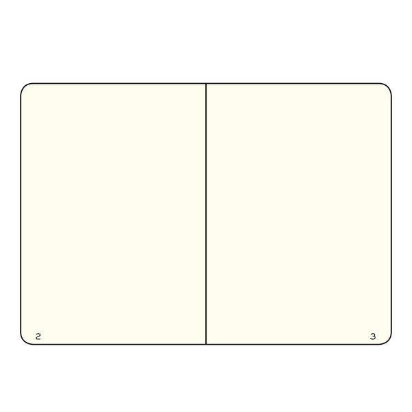 Produktbild: Notizbuch Medium A5 blanko Softcover schwarz