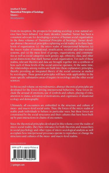 Produktbild: Theoretical Principles of Sociology, Volume 2