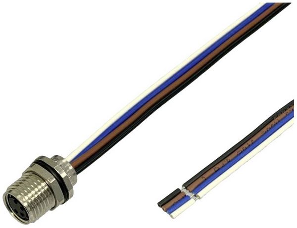 Produktbild: BKL Electronic 2701011 Sensor/Aktor Einbaubuchse M8 0.2m Polzahl Sensoren: 4.5 1St.
