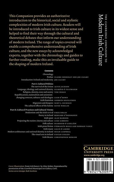Produktbild: The Cambridge Companion to Modern Irish Culture