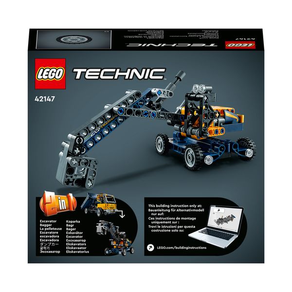 LEGO Technic 42147 Kipplaster Spielzeug, 2in1-Set, Baufahrzeug-Modell
