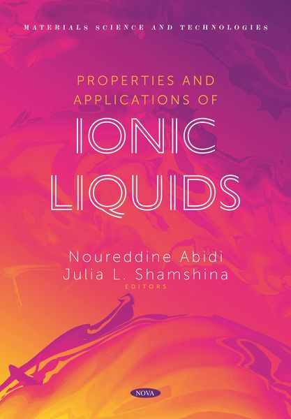 Produktbild: Properties and Applications of Ionic Liquids