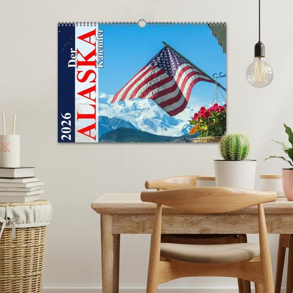 Produktbild: Der Alaska Kalender CH-Version (Wandkalender 2026 DIN A3 quer), CALVENDO Monatskalender