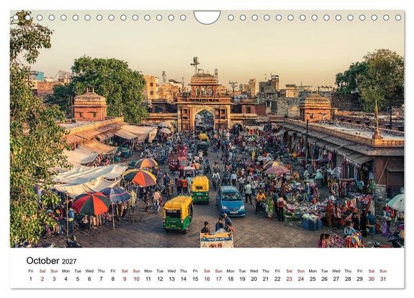 Produktbild: Wonderful India (Wall Calendar 2027 DIN A4 landscape), CALVENDO 12 Month Wall Calendar