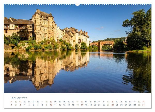 Produktbild: Malerisches Frankreich (hochwertiger Premium Wandkalender 2027 DIN A2 quer), Kunstdruck in Hochglanz