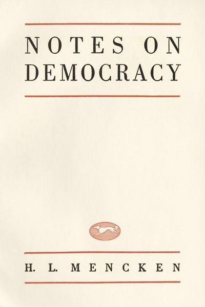 Produktbild: Notes on Democracy