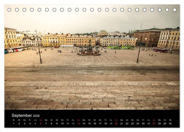 Produktbild: Helsinki / Besuchen - Entdecken - Erleben (Tischkalender 2026 DIN A5 quer), CALVENDO Monatskalender