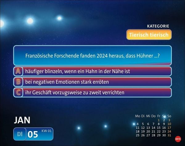 Produktbild: Wer wei&szlig; denn sowas? Tagesabrei&szlig;kalender 2027