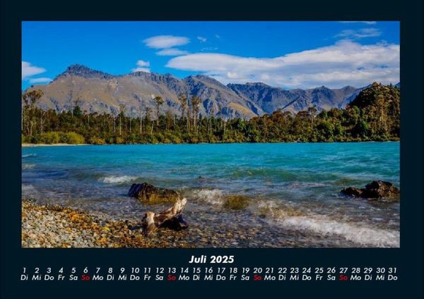 Produktbild: Bergige Welten 2025 Fotokalender DIN A4
