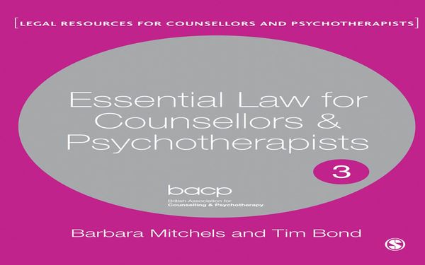Produktbild: Essential Law for Counsellors and Psychotherapists
