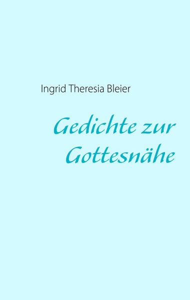 Produktbild: Gedichte zur Gottesn&auml;he