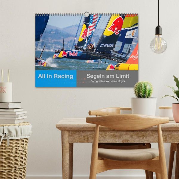 Produktbild: All In Racing - Segeln am Limit - Fotografien von Jens Hoyer (Wandkalender 2026 DIN A3 quer), CALVENDO Monatskalender