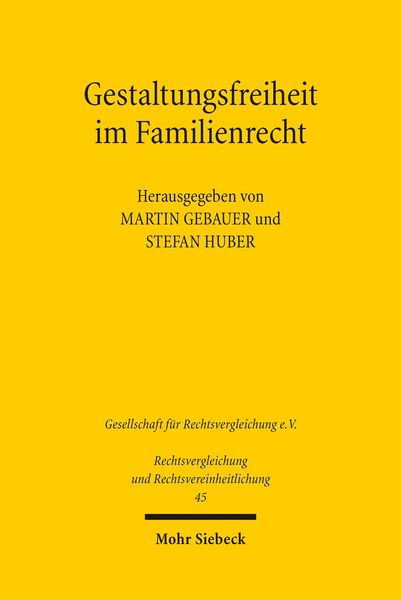 Produktbild: Gestaltungsfreiheit im Familienrecht
