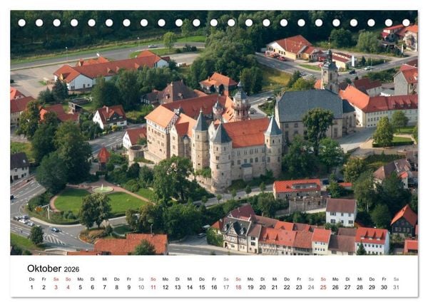 Produktbild: Th&uuml;ringen - mit Abstand betrachtet 2026 (Tischkalender 2026 DIN A5 quer), CALVENDO Monatskalender