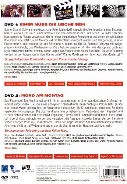 Produktbild: Einer muss die Leiche sein/Mord am Montag [2 DVDs]