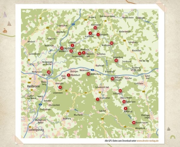 Produktbild: Hohenlohe. Wandern für die Seele