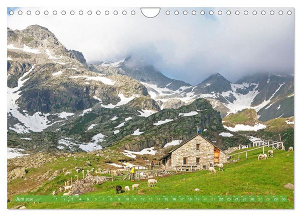 Produktbild: Wunderbares Tessin: Mediterranes Klima und italienisches Flair (Wandkalender 2026 DIN A4 quer), CALVENDO Monatskalender