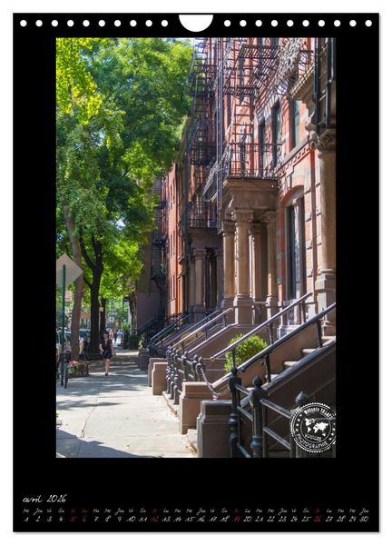 Produktbild: New York &ndash; Portraits incontournables (Calendrier mural 2026 DIN A4 horizontal), CALVENDO calendrier mensuel