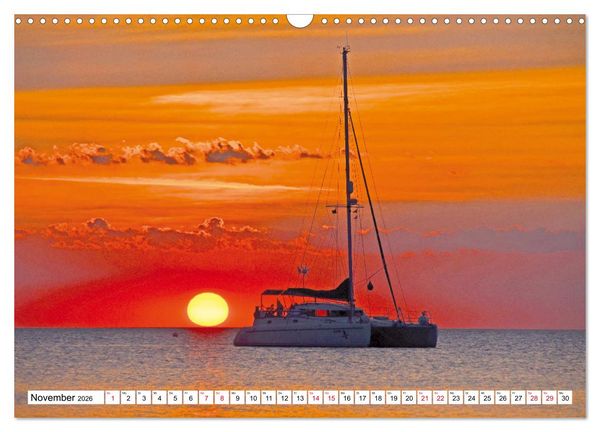 Produktbild: Leidenschaft Segeln (Wandkalender 2026 DIN A3 quer), CALVENDO Monatskalender