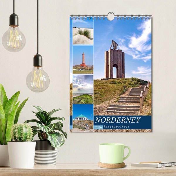Produktbild: Norderney Inselportrait (Wandkalender 2026 DIN A4 hoch), CALVENDO Monatskalender